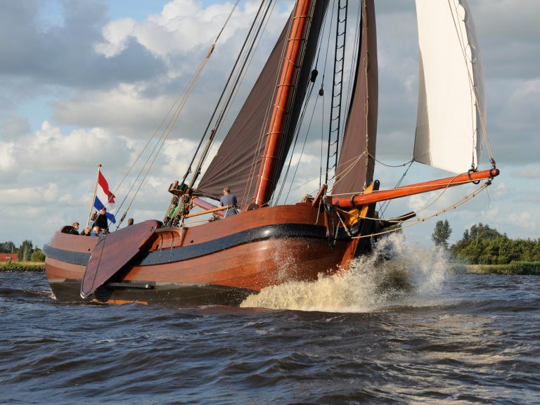 Evening cruise on de palingaak — natuur in Heeg